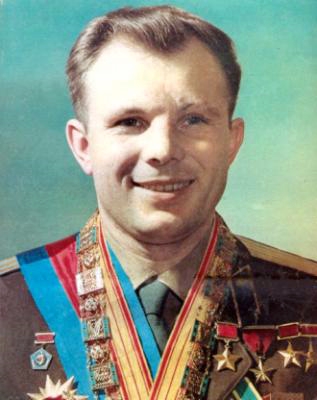 Russuan Space Hero Yuri Gagarin